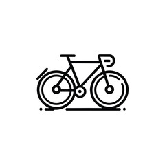 Obraz premium bicycle icon on white background