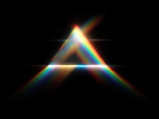 prism light overlay isolated on a transparent background ar 43