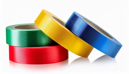 Colorful Masking Tape Isolated On Transparent Background