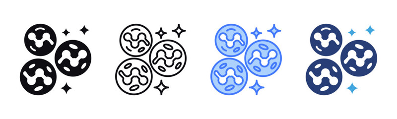 White Cells icon sheet multiple style collection