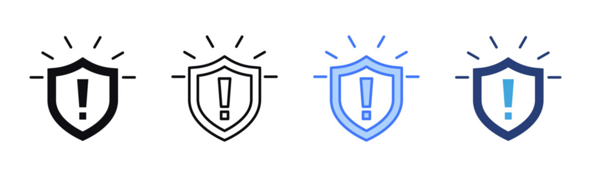 Defensive Response icon sheet multiple style collection