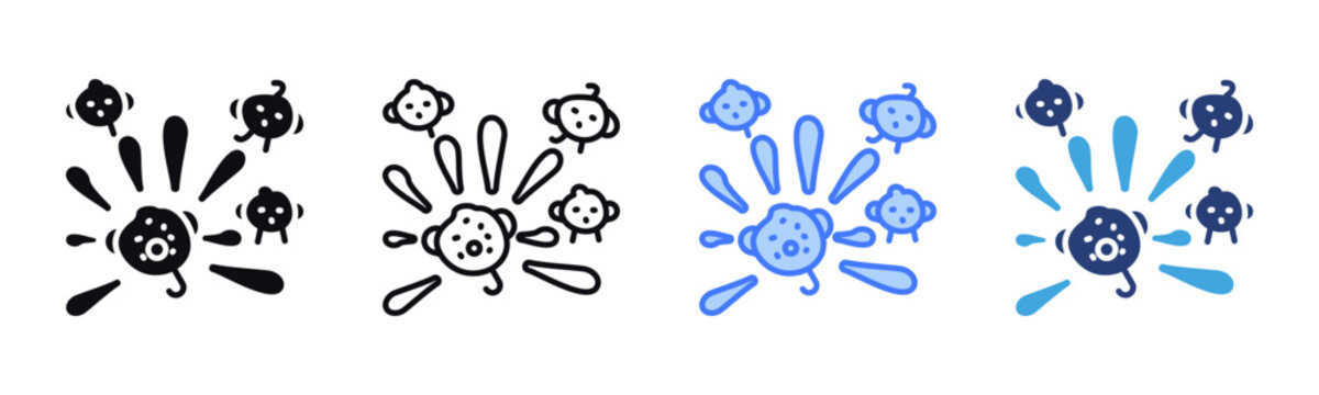 Cytokine Signal icon sheet multiple style collection