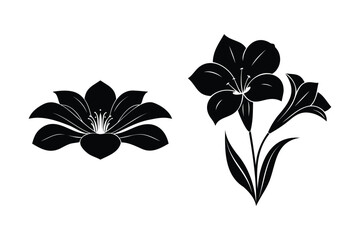 Simple Floral Design Element