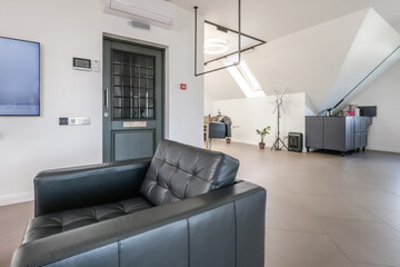 sofa in a modern light interior