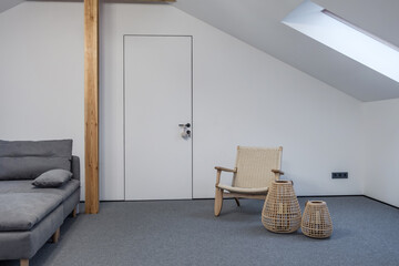 sofa in a modern light interior