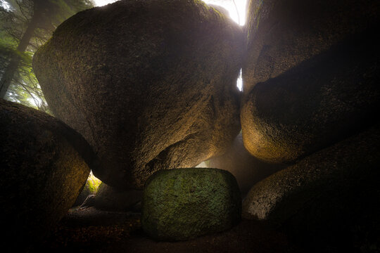 Felsformation Zigeunermauer im M&uuml;hlviertel