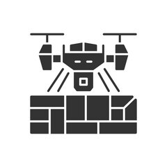 Drone Area Map Icon
