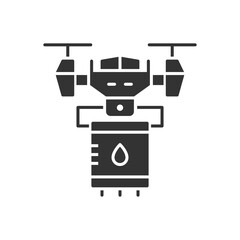 Blood Delivery Drone Icon