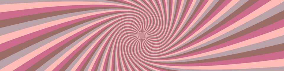 Obraz premium Abstract pink spiral ray background design