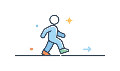 Obraz premium Quiet threshold crossing and moving from preparation into action without ceremony or announcement in professional workflows, a single element stepping cleanly