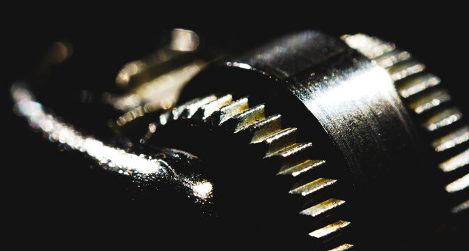Macro Close-Up of Lighter Spark Wheel Mechanism