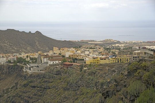 Barranco del Infierno, Gorge of Hell, behind Adeje, Tenerife, Canary Islands, Spain