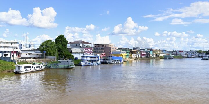 Nova Olinda do Norte, Settlement along the Madeira River, Amazonia State, Brazil
