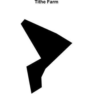 Tithe Farm (England) blank outline map