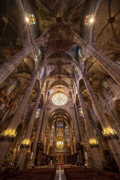 Interior, Altrar Room of Palma Cathedral, Cathedral of Saint Mary, Palma, Majorca, Spain
