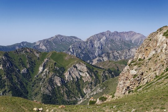 Moldo Ashuu Pass, Naryn Region, Kyrgyzstan