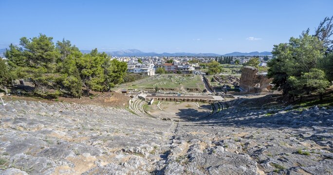 Amphitheatre, Archaeological Site, Argos, Peloponnese, Greece