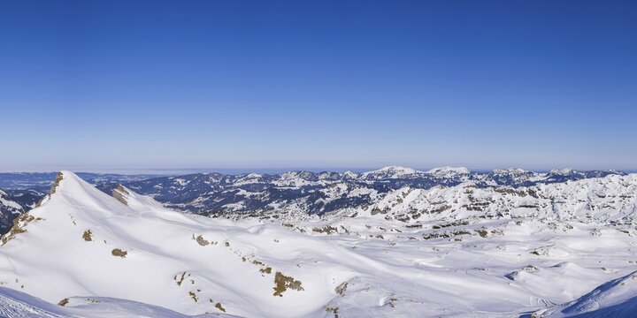 Gottesacker plateau, Allg&auml;u Alps, border Bavaria, Germany, Vorarlberg, Austria