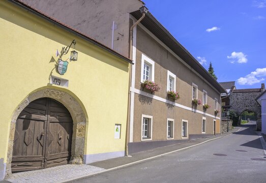 Alter Moarhof and Stadtor, Oberw&ouml;lz, Styria, Austria