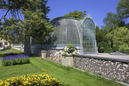 Palm House at Eisgrub Castle, Lednice, Jihomoravsk&yacute; kraj, Czech Republic