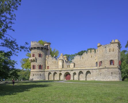 Artificial ruin Hansenburg, Lednice, Jihomoravsk&yacute; kraj, Czech Republic