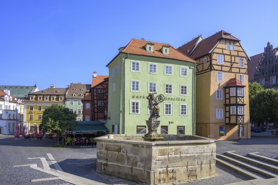 Eger St&ouml;ckl with Kr&auml;mergasse, Cheb, Karlovarsk&yacute; kraj, Czech Republic