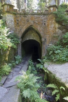 West portal Schwarzenberg alluvial canal, Nova Pec, Jihočesk&yacute; kraj, Czech Republic
