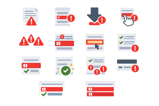 Focus state resolved icon scroll hidden generation jump vector image errors error