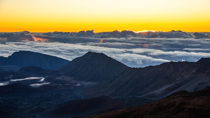 Haleakala at sunrise in Maui Hawaii © William