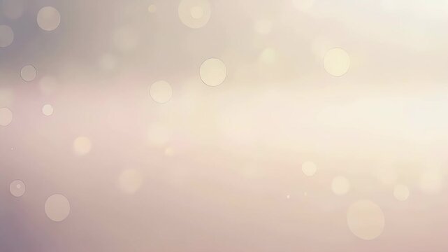 Glimmering bokeh light effect simulation. Abstract background with moving light circles for festive, celebratory, and event themes.