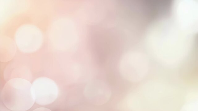 Dreamy sparkling light effect. Pastel color bokeh background changing seamlessly. Soft focus abstract overlay for greeting card application.