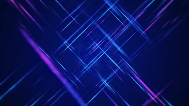 Abstract blue background with streaks of light, in various colors, creating an illusory, dynamic pattern