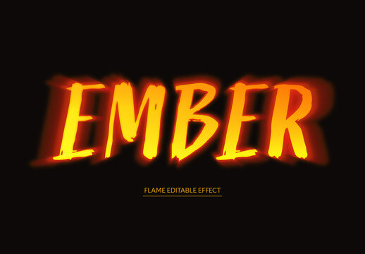 Flame Text Effect