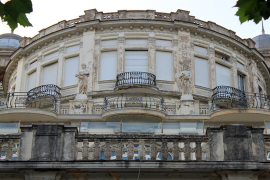 Anzio, Italy 4 June 2018: Paradiso sul Mare showcases stunning architecture with intricate details