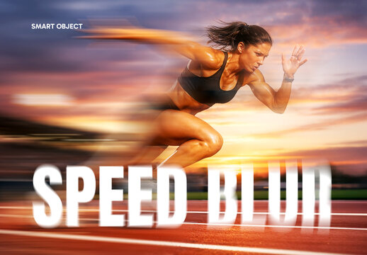 Blur Speed Motion Photo Effect