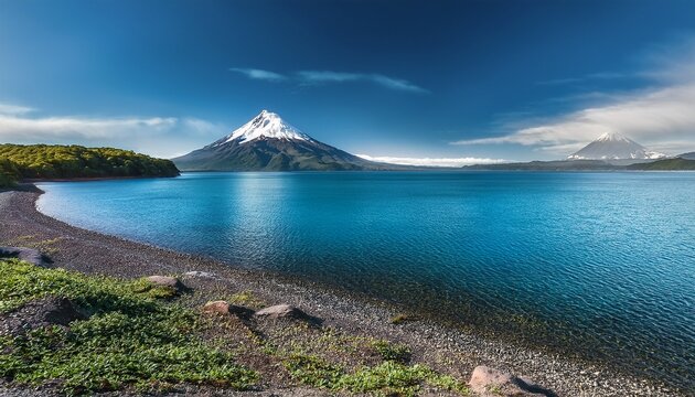 Osorno Volcano And Llanquihue Lake Parque Nacional Vicente Perez Rosales Lake District Puerto Varas Chile