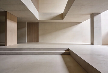 Stepped Interior Space