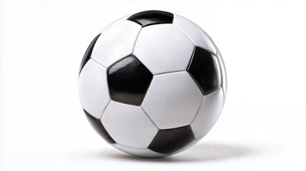 Fototapeta premium Soccer ball on white background