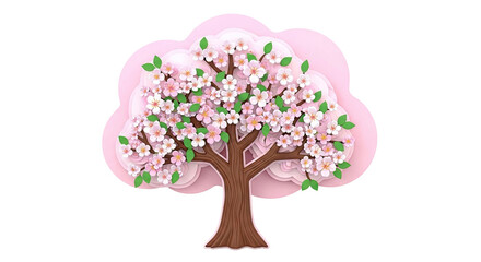 Paper Cherry Blossom Tree