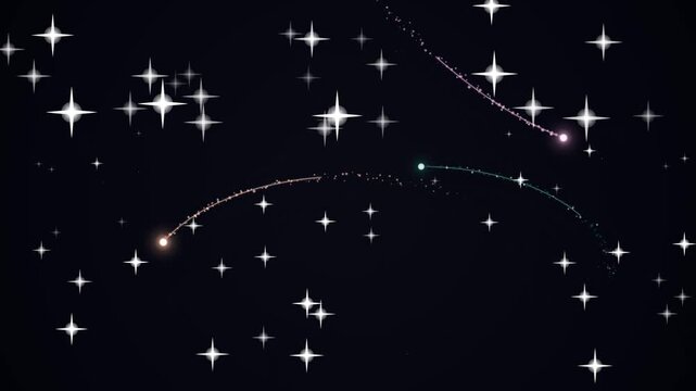 background motion christmas background with snowflakes