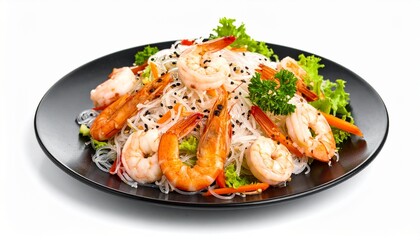Thai glass noodle salad with seafood