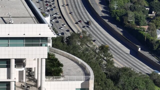405 Freeway View from Gettycenter drive