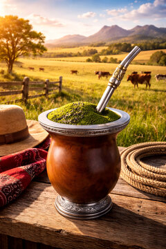 Chimarr&atilde;o nos campos do sul