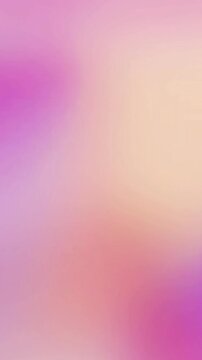 Soft abstract pastel pink and beige gradient blur background animation in portrait 9x16 motion format ideal for modern aesthetic mobile wallpapers and minimal video projects