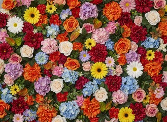 Vibrant Floral Tapestry