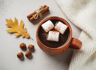 Cozy Autumn Hot Chocolate