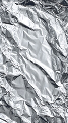 crumpled aluminum foil background