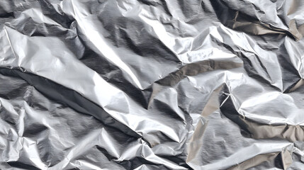 crumpled aluminum foil texture