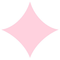 Obraz premium Illustration of sparkling pink star