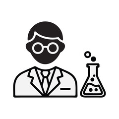 vector scientist in laboratory